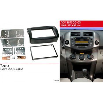 Переходная рамка ACV 381300-03 для Toyota RAV4 2006-2012 AV_381300-03 фото