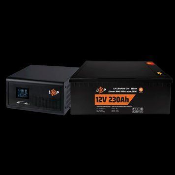 Комплект резервного живлення для котла LP (LogicPower) ДБЖ + літієва (LiFePO4) батарея (UPS 1000VA + АКБ LiFePO4 2944W) LP_20483 фото