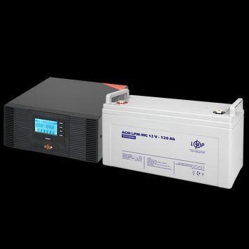 Комплект резервного живлення LP (LogicPower) ДБЖ + мультигелева батарея (UPS B1500 + АКБ MG 1440W) LP_20000 фото