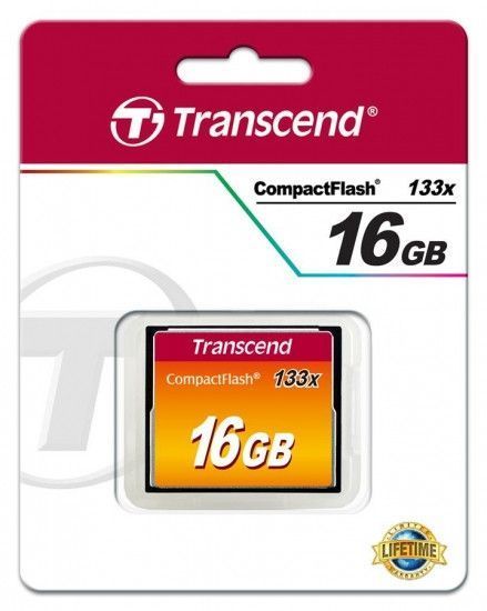 Карта памят Transcend 133x CompactFlash (Standard) [TS16GCF133] RC_TS16GCF133 фото