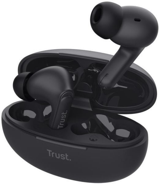 Наушники TWS Yavi Earbuds BT 5.3, ENC, SBC, Mic, Черый Trust RC_25296_TRUST фото