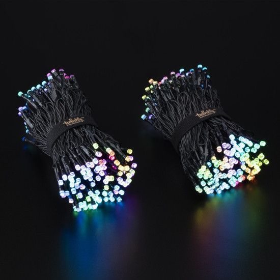 Гирлянда Smart LED Twinkly Strings RGB 400, Gen II, IP44, длина 32м, черный кабель RC_TWS400STP-BEU фото