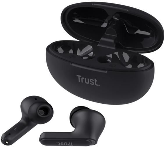 Наушники TWS Yavi Earbuds BT 5.3, ENC, SBC, Mic, Черый Trust RC_25296_TRUST фото