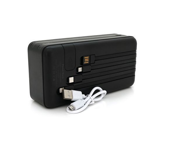 Повербанк Bix-50000mAh, Input:MicroUSB+Type-C, Output:4USB/Type-C/MicroUSB/Lightning, QC22.5W/PD20W, Black U_29251 фото