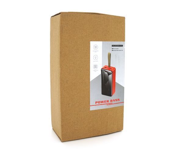 Повербанк Bix-50000mAh, Input:MicroUSB+Type-C, Output:4USB/Type-C/MicroUSB/Lightning, QC22.5W/PD20W, Black U_29251 фото
