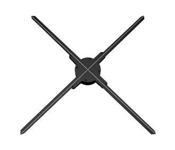 Світлодіодний голографічний проектор-голограма Merlion Z3H, 12V/60W, 1600*960dpi, кут огляду 176&deg;, LED: 4*240, 64*64 см U_31060 фото