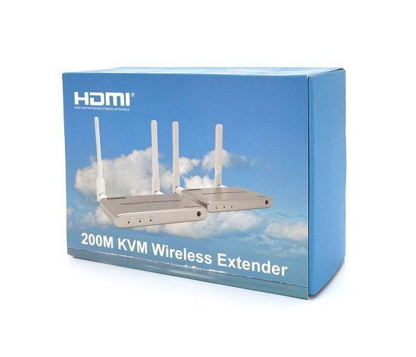 Одноканальный активный удлинитель Voltronic HDMI+USB сигнала по WIFI, дальность передачи: до 200 метров, U_31652 фото