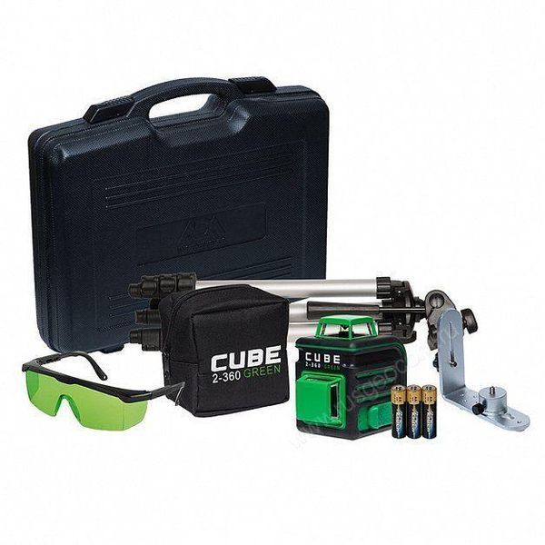 Лазерний нівелір ADA CUBE 2-360 ULTIMATE EDITION GREEN LASER (А00471) HY_90108065 фото
