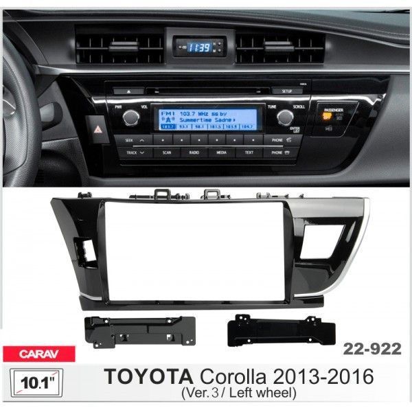 Перехідна рамка CARAV 22-922 для Toyota Corolla AV_22-922 фото