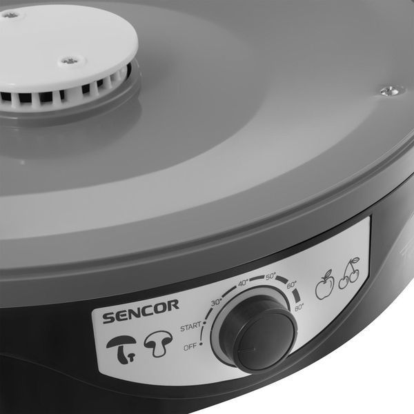 Сушилка для продуктов Sencor 250Вт, поддонов - 9x2.5см RC_SFD3109BK фото