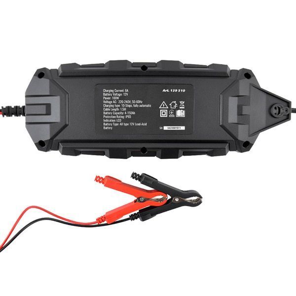 Зарядний пристрій АКБ Winso Pro 12V, 6A LCD LI_139510 фото