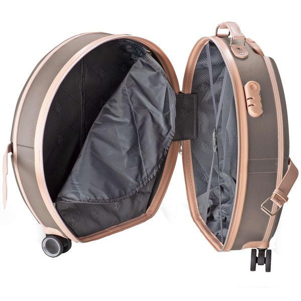 Валіза Semi Line 24" (M) Brown/Pink Cream (T5673-3) DS_DAS302679 фото