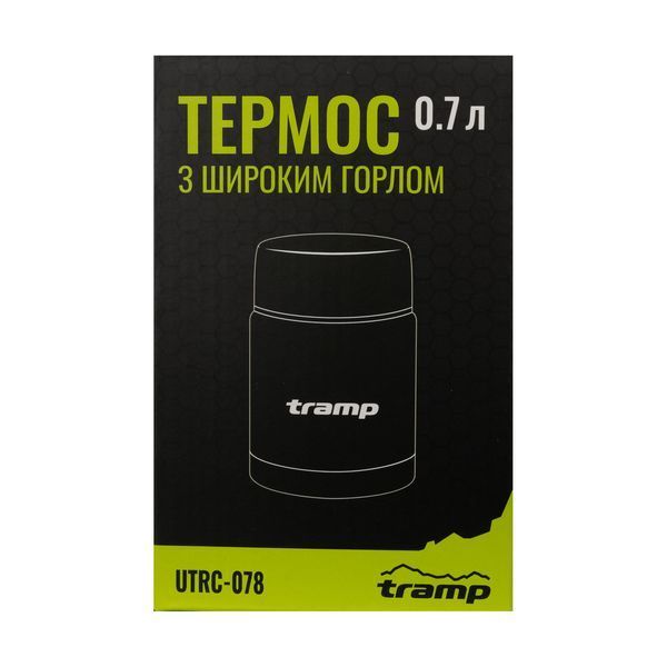 Термос Tramp з широким горлом 0,7л UTRC-078 TM_UTRC-078 фото