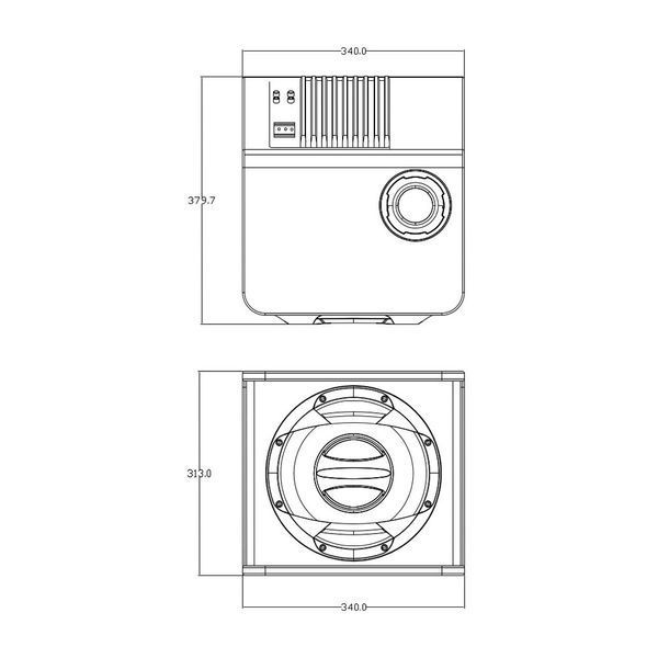 Сабвуфер активный DECKER DSW-250 CY_НФ-00005097 фото