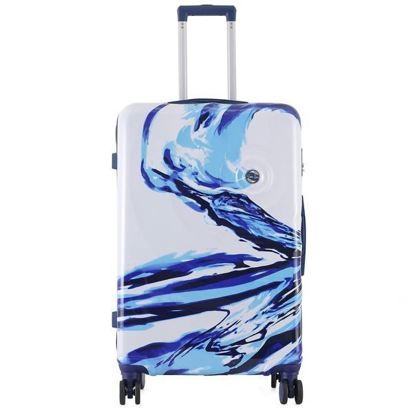 Валіза Semi Line 28" (L) White/Blue Print (T5653-3) DS_DAS302331 фото