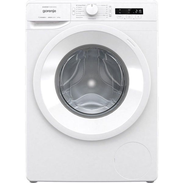 Пральна машина Gorenje фронтальна, 8кг, 1200, A+++, 55см, дисплей, пара, інвертор, білий RC_WNPI82BS фото