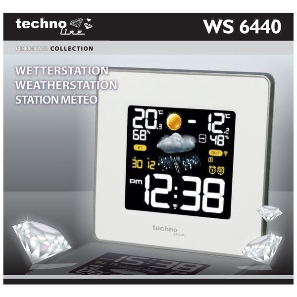 Метеостанція Technoline WS6440 White (WS6440) (без акумулятора та зарядного пристрою) DS_DAS301780 фото