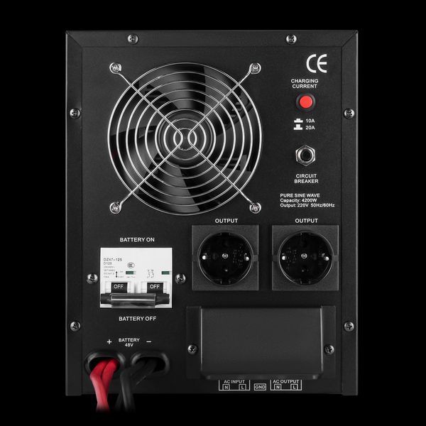 ДБЖ з правильною синусоїдою 48V LPY-B-PSW-6000VA+(4200Вт)10A/20A LP_6615 фото