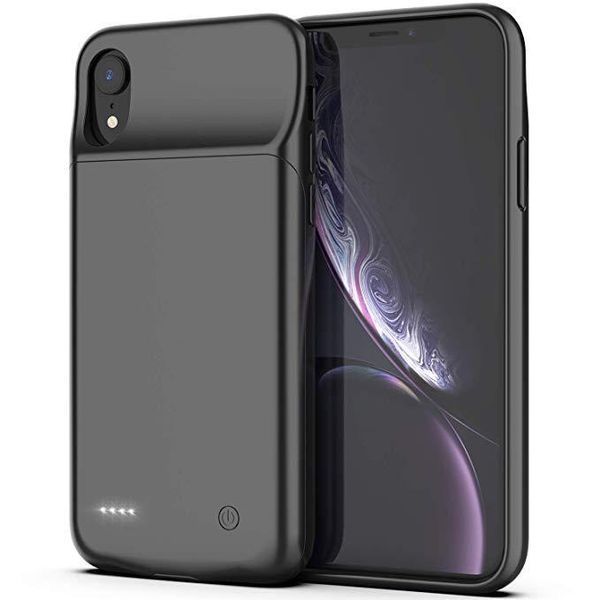 Чохол акумулятор AmaCase для iPhone XR Чорний (4000 маг) AMA_018 фото
