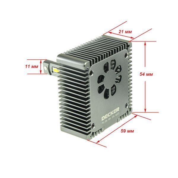 Світлодіодна лампа головного світла DECKER LED PL-04 6K D5 CY_НФ-00001550 фото
