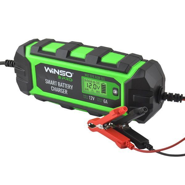 Зарядний пристрій АКБ Winso Pro 12V, 6A LCD LI_139510 фото