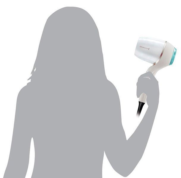 Фен HYDRAluxe PRO, 2200Вт, режимов-3, дифузор, иониз-я, хол. обдув, белый Remington RC_EC9001 фото