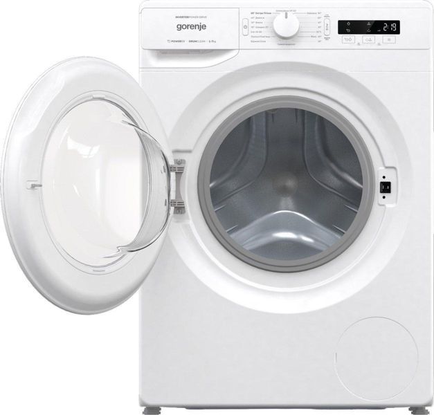 Пральна машина Gorenje фронтальна, 8кг, 1200, A+++, 55см, дисплей, пара, інвертор, білий RC_WNPI82BS фото