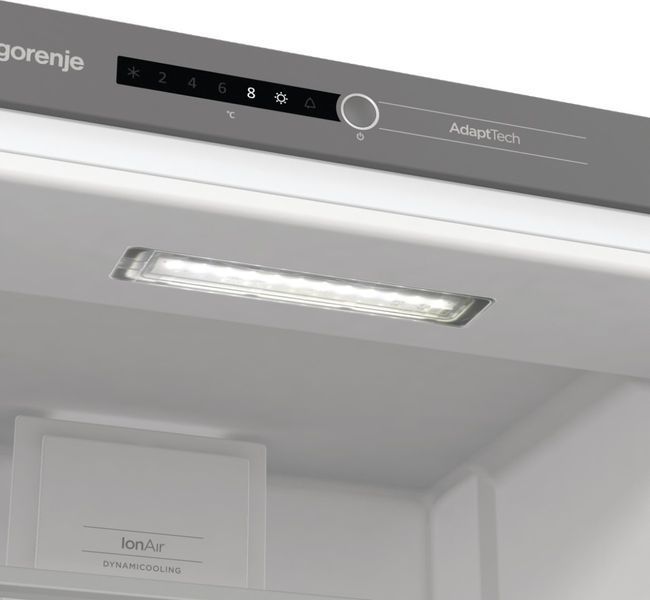 Gorenje Холодильна камера, 177x55,5х54,5, 301л, А++, інв., дисплей, білий RC_RI518EA1 фото