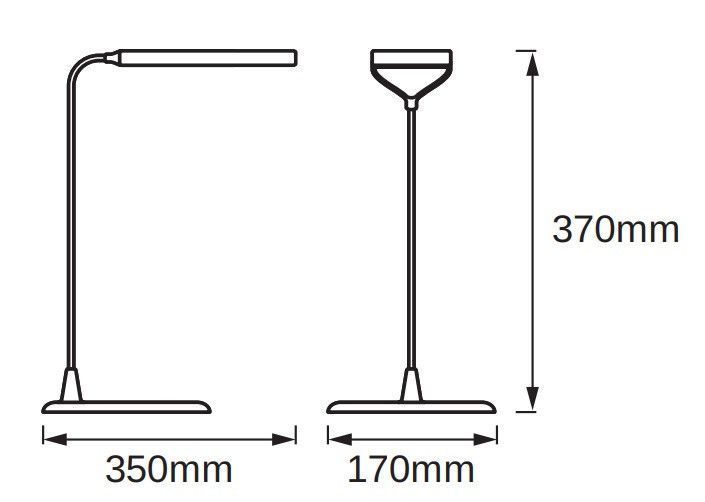 Лампа настольная светодиодная LEDVANCE LED PANAN DISC 5W 3000K (плавно димируется) Osram RC_4058075472754 фото