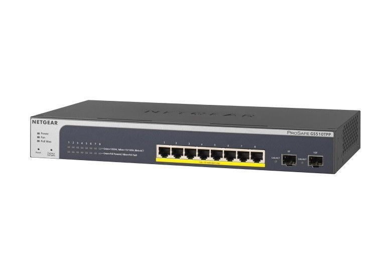 Коммутатор NETGEAR GS510TPP 8xGE PoE, 2xSFP, 190Вт, Управляемый L2 RC_GS510TPP-100EUS фото