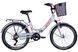 Велосипед сталь 24" Formula SMART FRW AM Vbr тріскачка рама-15" сріблястий з багажником задн St з кошиком St з крилом St 2024 VT_OPS-FR-24-414 фото 1