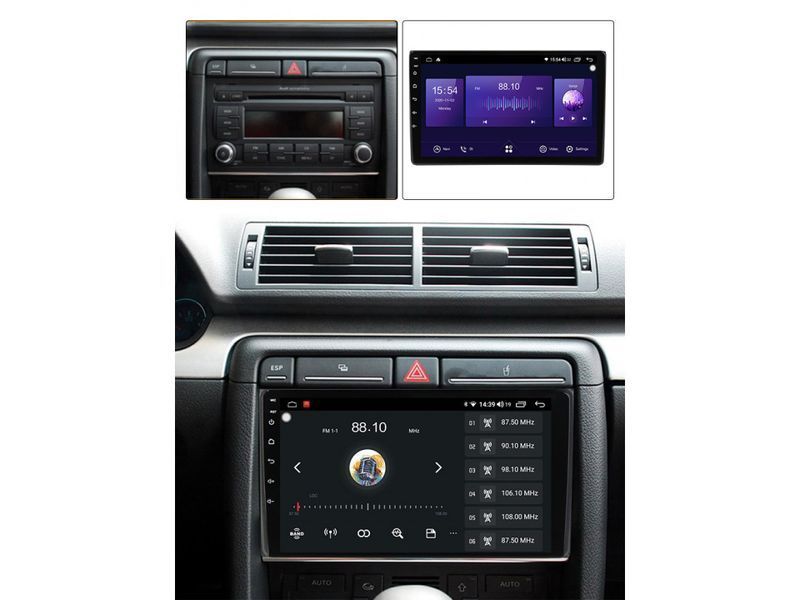 Штатна автомагнітола FORS.auto FS 4 MAX для Audi A4 2000-2009 FA_FS-5095 фото