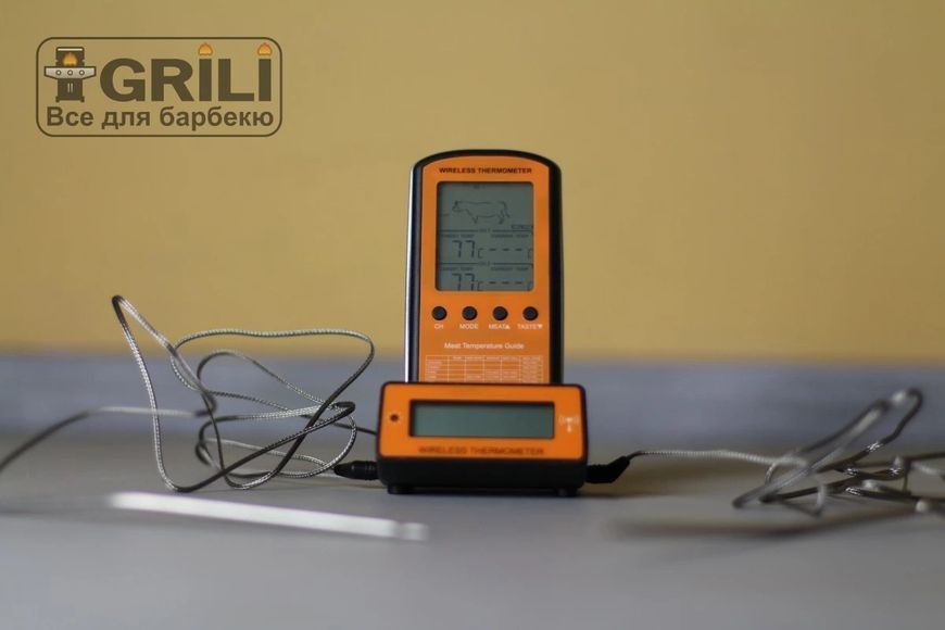 Цифровий бездротовий термометр GRILLI 062-DTH-106 77786 GR_004494 фото