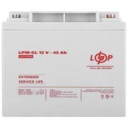 Комплект із двох акумуляторних гелевих батарей для ДБЖ 12V 90Ah (45Ah + 45Ah) 1080Wh LP_23197 фото