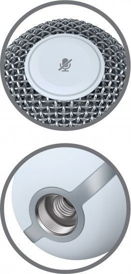 Микрофон HyperX SoloCast, White RC_519T2AA фото