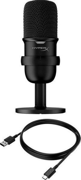 Геймінговий мікрофон HyperX SoloCast, Bi, USB-A, 2м, NGenuity, чорний RC_4P5P8AA фото