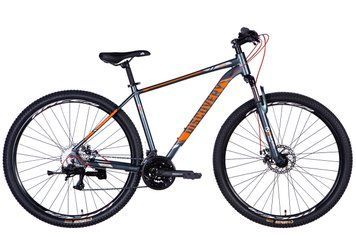 Велосипед AL 29" Discovery BASTION DD CS рама-19" сіро-помаранчевий 2025 VT_OPS-DIS-29-204 фото