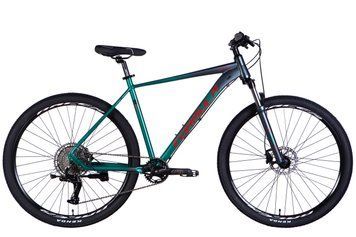 Велосипед AL 29" Formula ZEPHYR PRO HDD рама-21" темно-сріблястий з зеленим 2025 VT_OPS-FR-29-382 фото