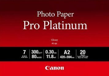 Бумага Canon A2 Pro Platinum Photo Paper PT-101 A2 20 л RC_2768B067 фото