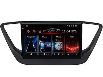 Штатна автомагнітола FORS.auto FS 2 PRO для Hyundai Accent/Verna (2+32Gb, 9", black) 2018+ FA_FS-2530 фото