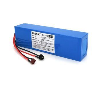 Акумуляторна батарея літієва QiSuo 48V 10A з елементами Li-ion 18650, DC: 5.5x2.1мама + роз'єм T-2HQмама U_29626 фото