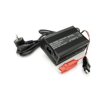 Зарядний пристрій для акумуляторів Li-ion 48V(54,6V),13S,5A, крокодили,135x90x50mm U_36876 фото