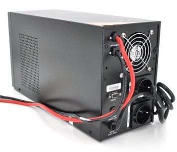 Инвертор с правильной синусоидой RITAR RTSW-1500 LCD (1000Вт), 12В, под наружный АКБ, Q1 (500*245*350) 14,9 U_8330 фото