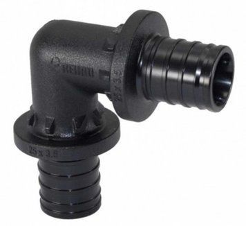 Угольник Rehau Rautitan PX, 90&deg;, 40мм, PPSU, черный RC_160025001 фото