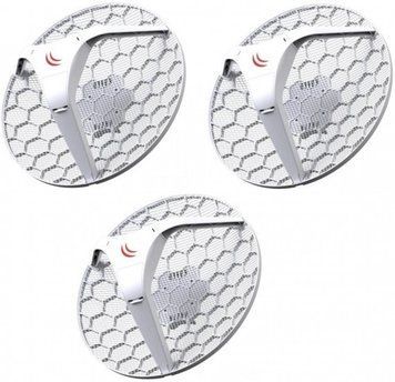 Точка доступа MikroTik LHG 5 (3шт в уп) RC_RBLHG5kit фото