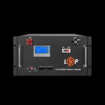 Аккумулятор LP LiFePO4 48V (51,2V) - 230 Ah (11776Wh) (Smart BMS 200A) с LCD RM LP_20331 фото