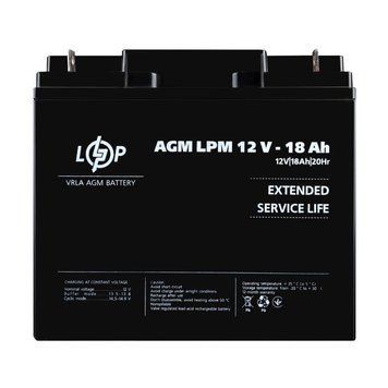 В/Ц Аккумулятор AGM LogicPower LPM 12V - 18 Ah LP_24447 фото