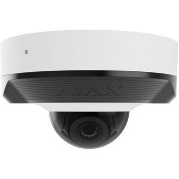 Ajax IP-Камера провідна DomeCam Mini, 8мп, 4мм, Poe, True WDR, IP 65, ІЧ 30м, аудіо, кут огляду 75 &deg; до 85 &deg;, RC_000039329 фото