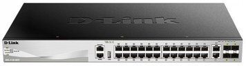Комутатор D-Link DGS-3130-30TS 24xGE, 4xGE/SFP, 2x10GE, 4xSFP+, L3 RC_DGS-3130-30TS фото