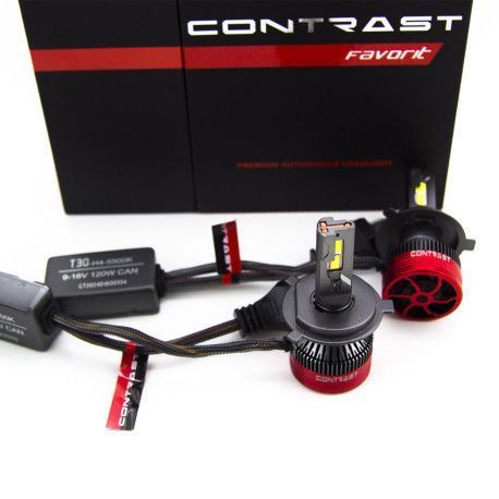 Лампы Contrast T30 H4 CANBUS 5500K, Комплект 2 шт KL_5224 фото